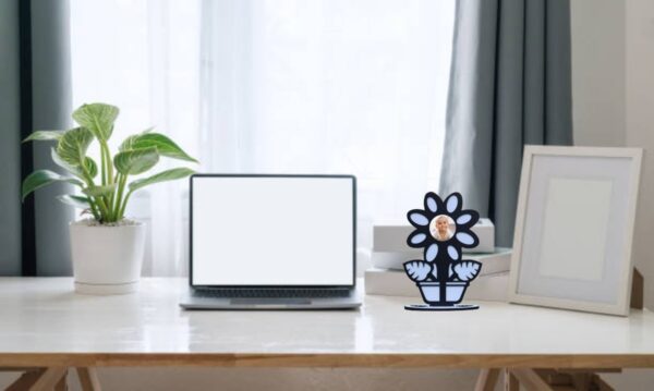 Decor Floare 2D Lemn - personalizat cu poza