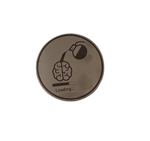 Set 4x Suport Băuturi Coaster Inox Gravate